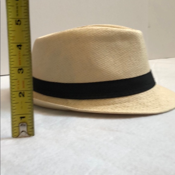 New Fedora Hat with Black Leather Belted Kids Size - Picture 6 of 8